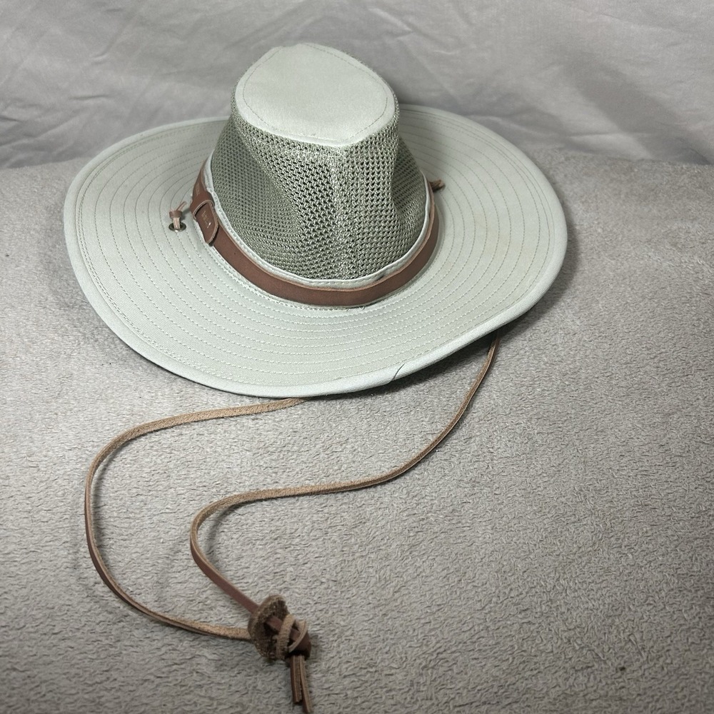 Stetson Boy Scouts of America BSA Safari Hat Beige Mesh Tan Size Small S